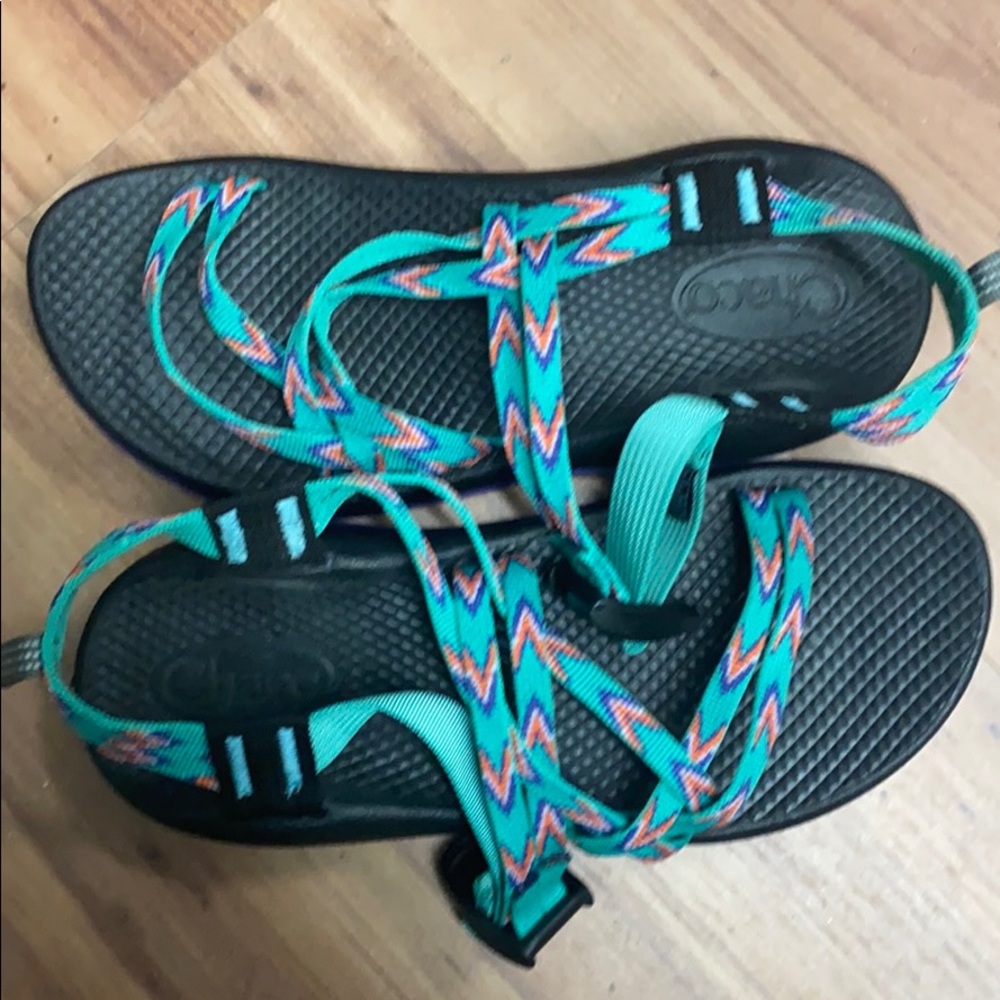 J180090 Chaco Kids ZX1 Ecotread Sandals Mint Leaf